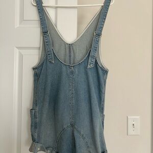Free people denim romper